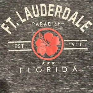 US apparel size small long sleeve distressed Fort Lauderdale hoodie GUC thumbnail 3