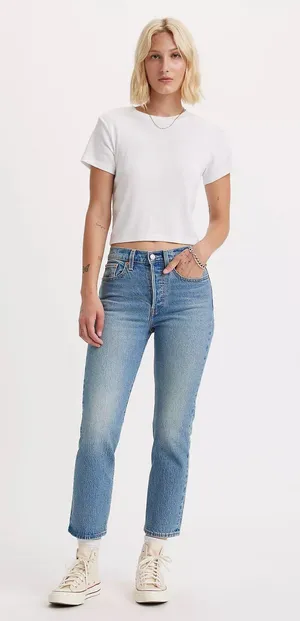 Levi's Wedgie Straight Jeans thumbnail 1