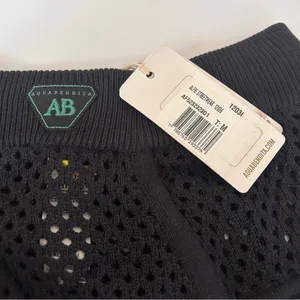 NWT Agua Bendita Alfie Streetwear Knit Mesh Bottoms Black Size Medium thumbnail 5