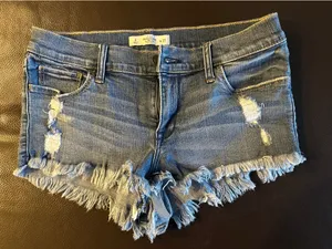 Abercrombie Jean Shorts Low-Rise thumbnail 1