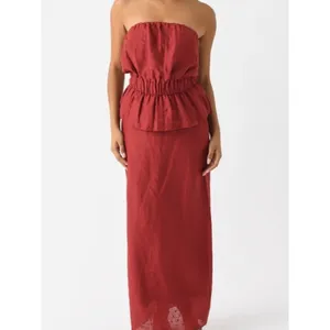 NWT Posse Aurelia Strapless Top Sz M Red Size M thumbnail 8