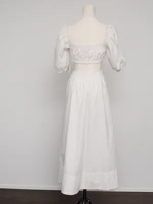 STAUD - Carina Cutout Cotton‎ Midi Dress thumbnail 3