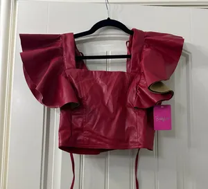 BuddyLove Erin Top Red Size Medium NWT thumbnail 3