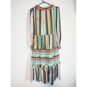 Anthropologie Marais Maxi Tiered Dress Printed Chiffon thumbnail 7