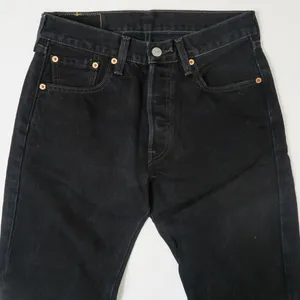 Levi’s 501 Straight Fit Black Jeans thumbnail 3