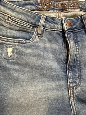 Wrangler Women's Medium Blue Skinny Jeans with Back-Pocket Stitch thumbnail 6