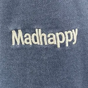 Madhappy Women's Navy Blue High Rise Embroidered Tapered Jogger Sweat Pants XS thumbnail 4