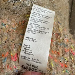 Free People Stardust Colorful Soft Cozy Fuzzy Pullover Sweater XL NEW thumbnail 5