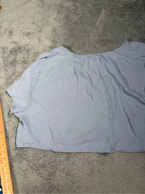 Aerie Light Blue Women's Short Sleeve Crop Top large thumbnail 10