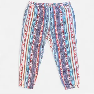 Sundance Multicolor Striped Aztec Waistband Pants - PXL thumbnail 2