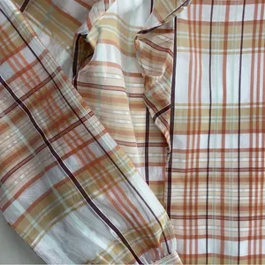 nwt ANTHROPOLOGIE current air ruffle plaid blouse top event work L thumbnail 7