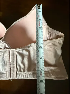 Pink Longline Bra with Silver Sequin Embellishments thumbnail 6