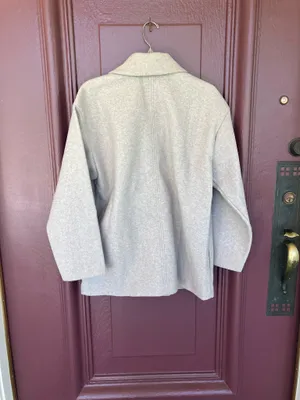 Zara soft double breasted coat thumbnail 5