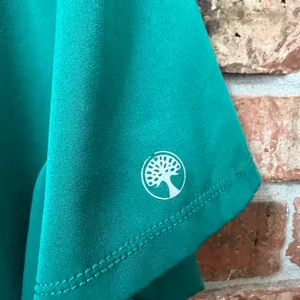 Healing Hands HH Works Hunter Green Scrub Top Size 1X Stretch Nursing Healthcare thumbnail 2