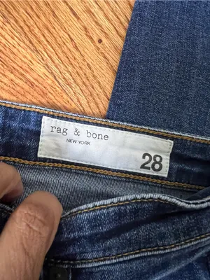 Rag & Bone Cate Dark Blue Skinny Jeans thumbnail 4