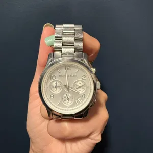 Michael Kors Silver Chronograph Timepiece thumbnail 4
