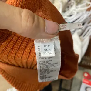 Free People Orange Keep It Real Ribbed Flare Pant Sz M thumbnail 5