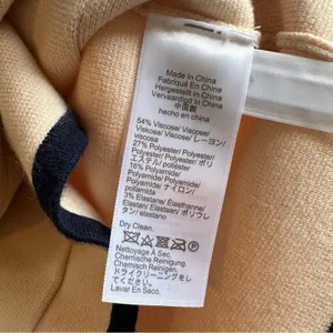J.Crew Tipped Sweater Blazer Ivory White XS Button Cardigan Sweater thumbnail 7