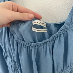 Urban Outfitters Bouquet Square-Neck Smocked Top thumbnail 6