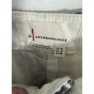 Anthropologie Quincy embroidered eyelet button-fly pencil skirt 6 thumbnail 3