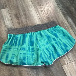 Under Armour shorts blue and green tie dye large thumbnail 5