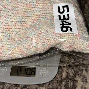 Point Sur Women’s Size XS Cream Multi Speckle Confetti Crewneck Sweater thumbnail 7
