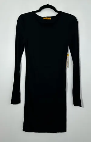 alice + olivia Women’s Audrey Diamond Keyhole Black Bodycon Dress Size S NWT NEW thumbnail 1