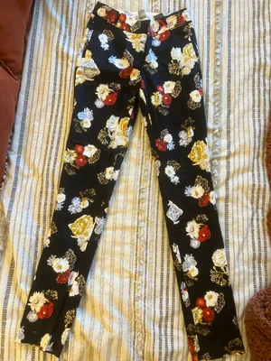 H&M Floral Print Trousers thumbnail 1