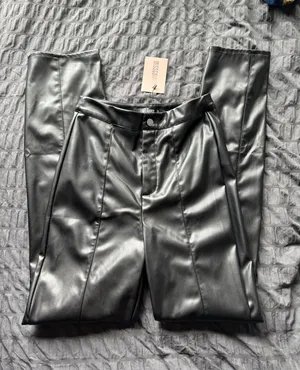 Missguided Faux Leather Pants thumbnail 1