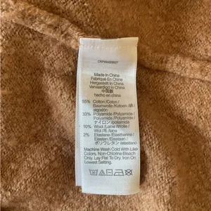 EUC Madewell Sz XS Sweater Mini Dress in Heather Camel $138 pilling fabric shave thumbnail 13