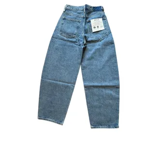 Etica Cassel Ultra High Barrel Jeans Women's Size‎ 24 BlueStone Wash Denim thumbnail 3