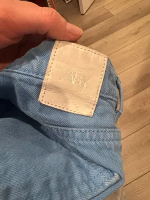 ZARA Blue Denim Jeans thumbnail 4