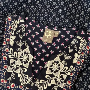Anthropologie ONE SEPTEMBER Alpina Tunic Dress Embroidered Floral Ruffle X-Small thumbnail 9