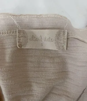 Altar’d State Beige Babydoll V-neck Top Size S thumbnail 3