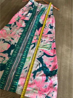 Lilly Pulitzer Carlotta Shift Dress in Tidal Wave Pans Garden Women’s size 4 thumbnail 11
