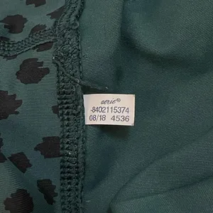 Aerie sea foam green blue leopard print leggings women’s size XL thumbnail 4