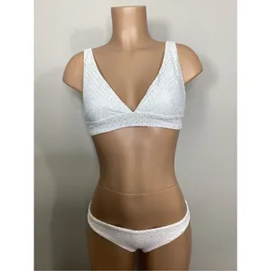 New. Pilyq white bikini set. S-bottom/D-cup top. Retails $149 thumbnail 10