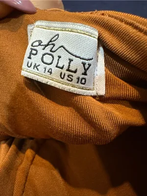 Oh Polly Rust Orange Ruched Maxi Dress thumbnail 5