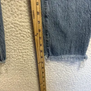 Madewell Jeans Womens 26 Blue The Perfect Vintage Jean‎ High Rise Frayed Hem thumbnail 8