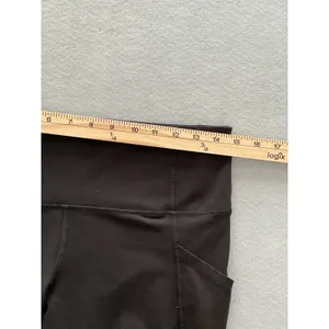 Old Navy Active Elevate Leggings Large Tall Good Black High Waisted Pockets thumbnail 3