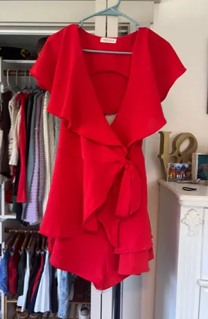Vestique Ruffle Romper thumbnail 1