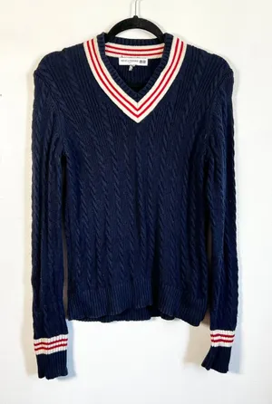 Uniqlo x Ines de la‎ Fressange Sweater Cable Knit Preppy Casual thumbnail 1