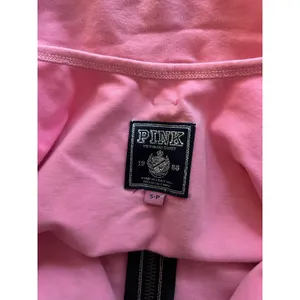 Womens PINK Victoria’s Secret Zip Up Dress Cotton/Spandex Stretchy Pink Small thumbnail 3