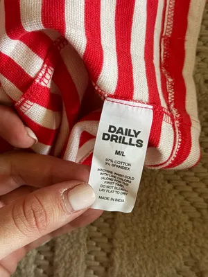 Daily Drills Striped Cotton Set thumbnail 4