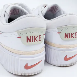 Nike Court Legacy Lift White Cedar Pink Platform Sneakers FQ8782-100 Women's 9.5 thumbnail 10