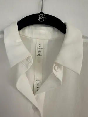 Lululemon Full Day Ahead Short Sleeve Shirt White 4 thumbnail 2