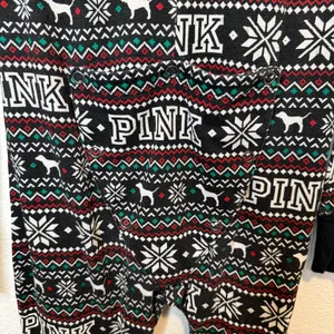 Pink by Victoria’s Secret Fair Isle Dog One Piece Pajamas Union Suit Size Medium thumbnail 7