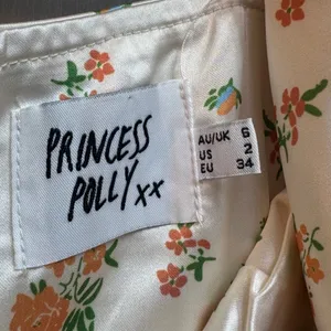 Princess Polly LILLIE LONG SLEEVE MINI DRESS FLORAL Size 2 thumbnail 3
