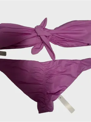 Zinke Lavender-Pink Bandeau Bikini Set thumbnail 2