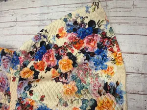 Dainty Hooligan watercolor Floral Quilted Halter Dress - Print A-Line Sundress thumbnail 3